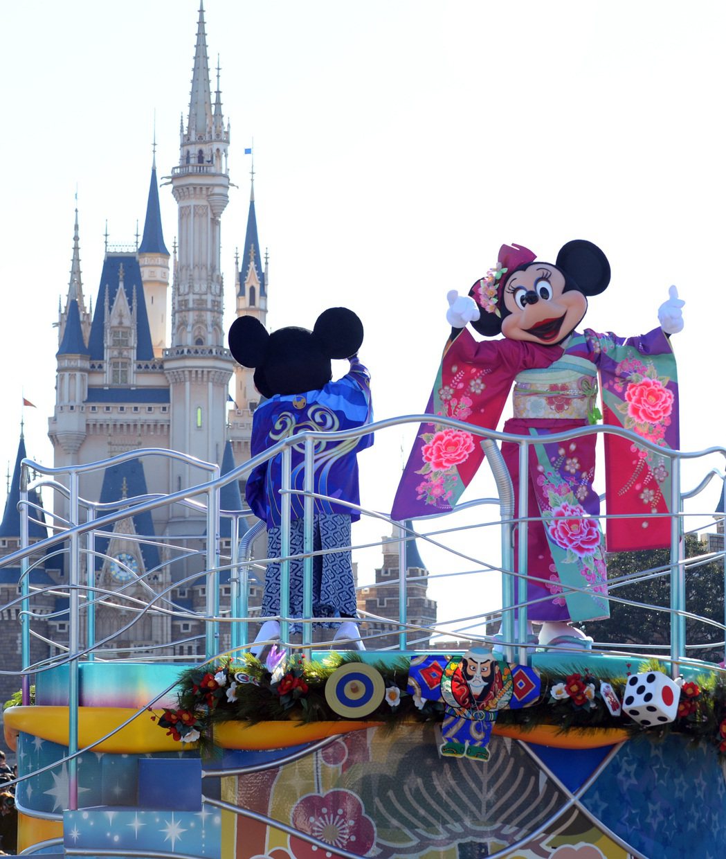 日本東京迪士尼樂園。 新華社