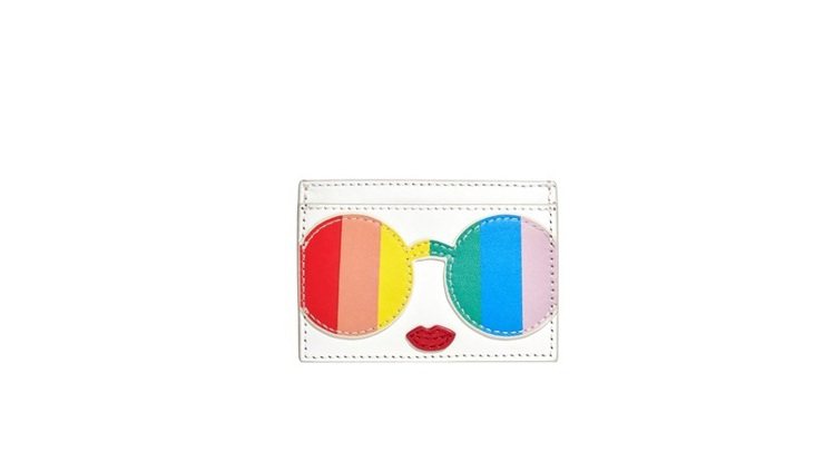 彩虹Stace Face卡夾，3,500元。圖／alice+olivia提供