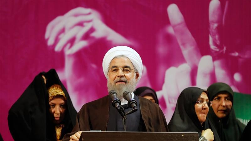 羅哈尼成功連任伊朗總統。歐新社