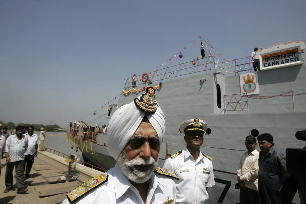 印度自獨立以來，始終懷有將「印度洋」轉變為真正的印度「內湖」的夢想。圖為印度海軍...