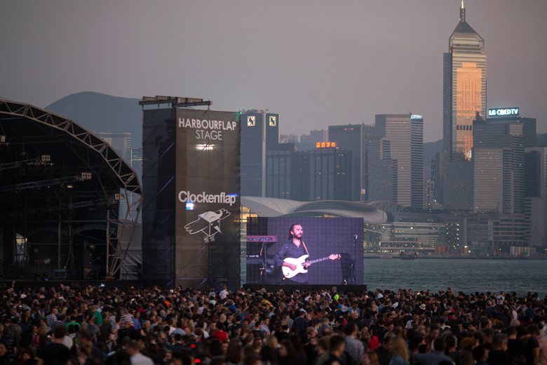 圖為2015年香港Clockenflap 音樂節。 圖／歐新社