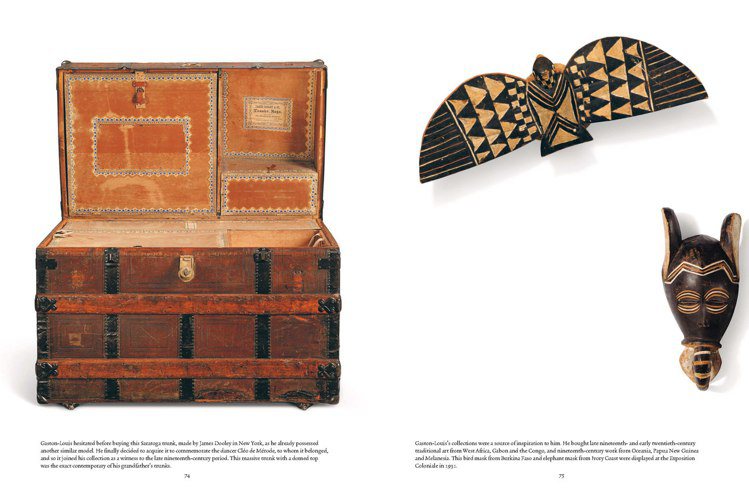 箱子、非洲面具都是加斯頓的蒐藏品項。圖／LV提供