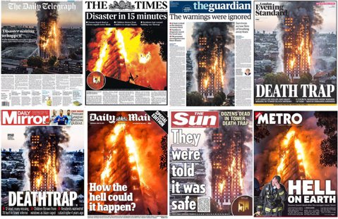 西倫敦火燒樓：17死、百人失蹤，因外牆而起的煉獄災難？