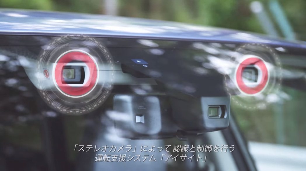 立體攝影鏡頭。 摘自Subaru影片
