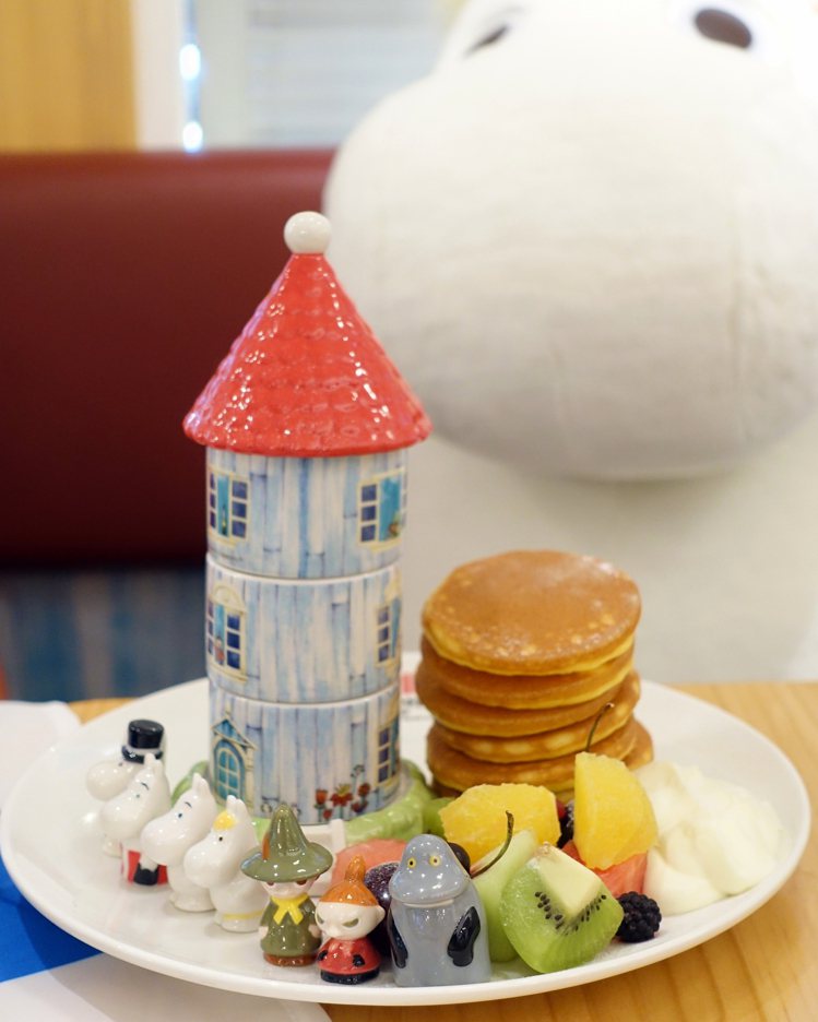 Moomin House鬆餅。圖／記者沈佩臻攝影