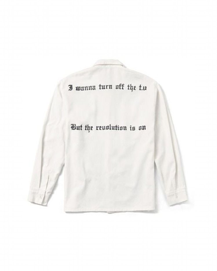 AllSaints南加州杭亭頓海灘系列Revolution長袖襯衫（背面），約5,900元。圖／AllSaints提供