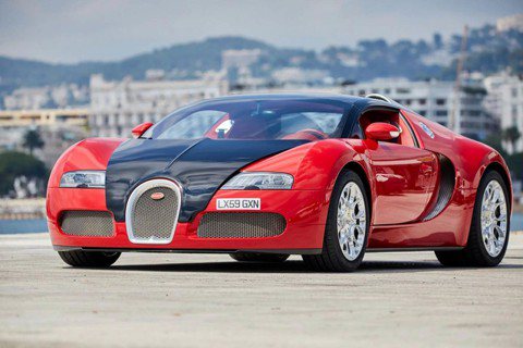 敞篷Bugatti Veyron 變色了還是好貴