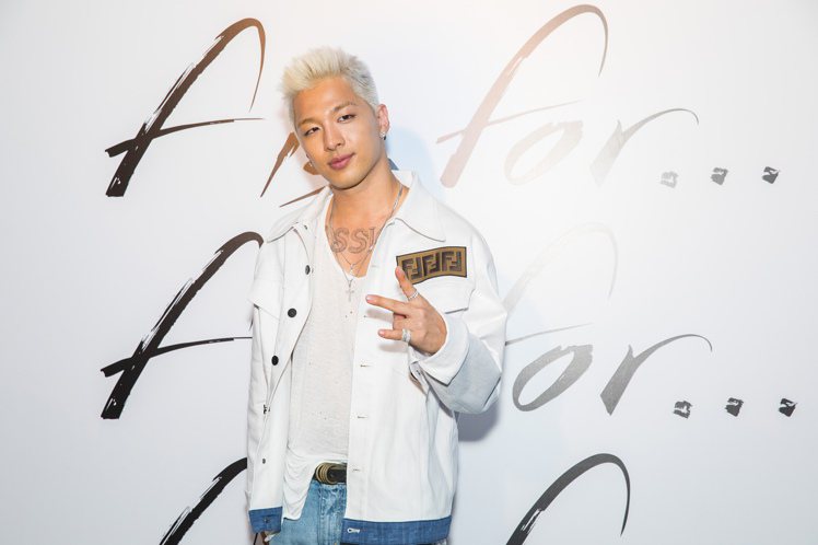 BIGBANG的太陽到香港參加「F IS FOR…」派對。圖／FENDI提供