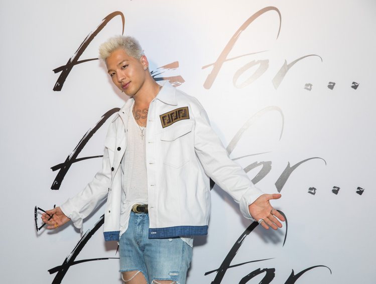 BIGBANG的太陽到香港參加「F IS FOR…」派對。圖／FENDI提供