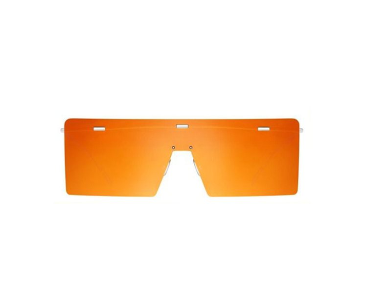 Dior Homme HarDior橘色鏡面太陽眼鏡，約17,200元。圖／Dior提供
