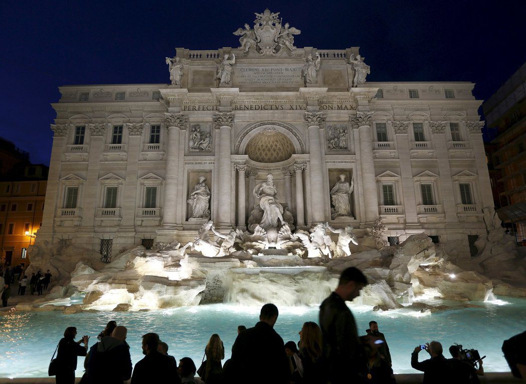 羅馬「大量美麗、便捷的噴泉」，噴泉除了是地景裝飾，也象徵豐饒的生活品質。 圖...