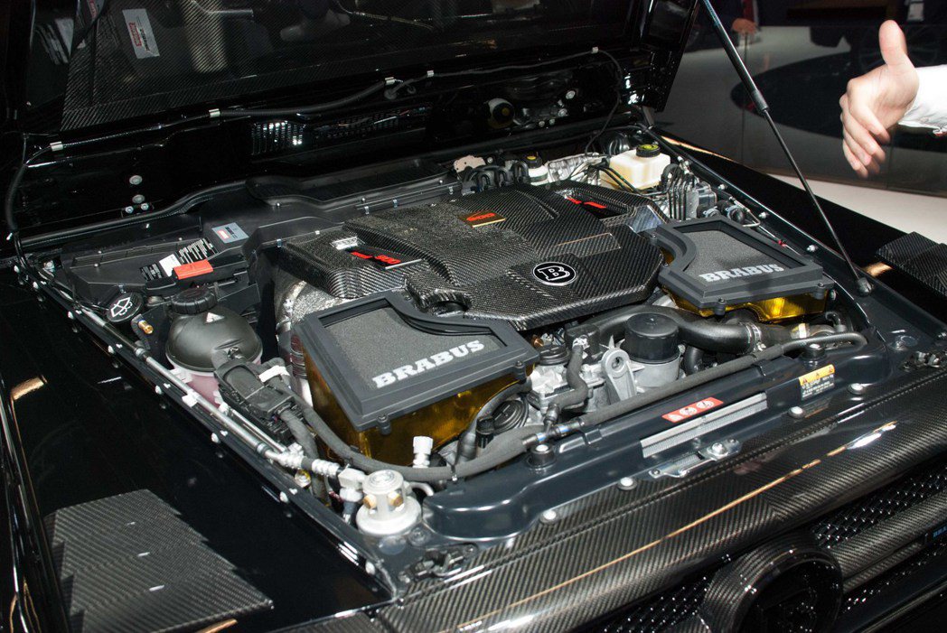 Brabus改裝一輛Mercedes-AMG G65。記者林昱丞／攝影