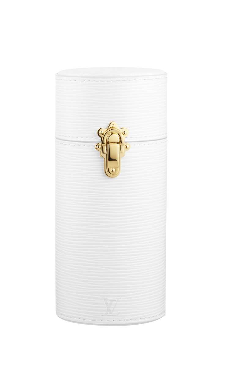 白色Epi皮革旅行裝200ml、100ml香水盒，各售17,500元、14,800元。圖／LV提供