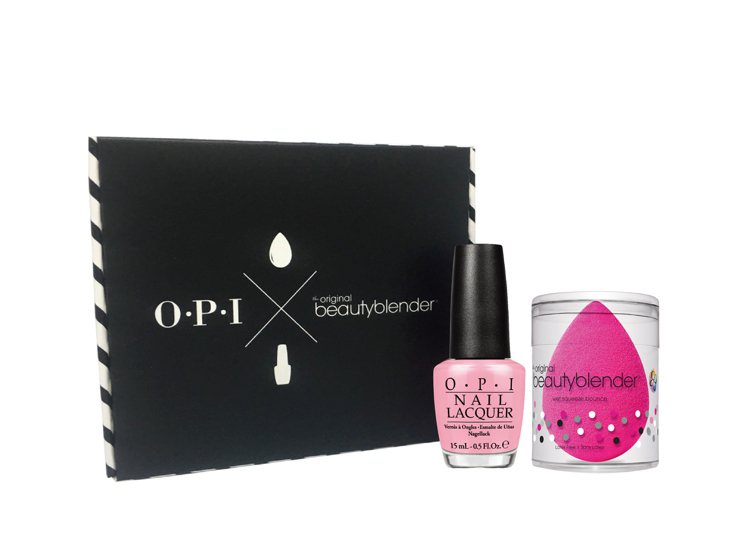 beautyblender X OPI專業訂製美妝盒，快閃限定價920元。圖／O...