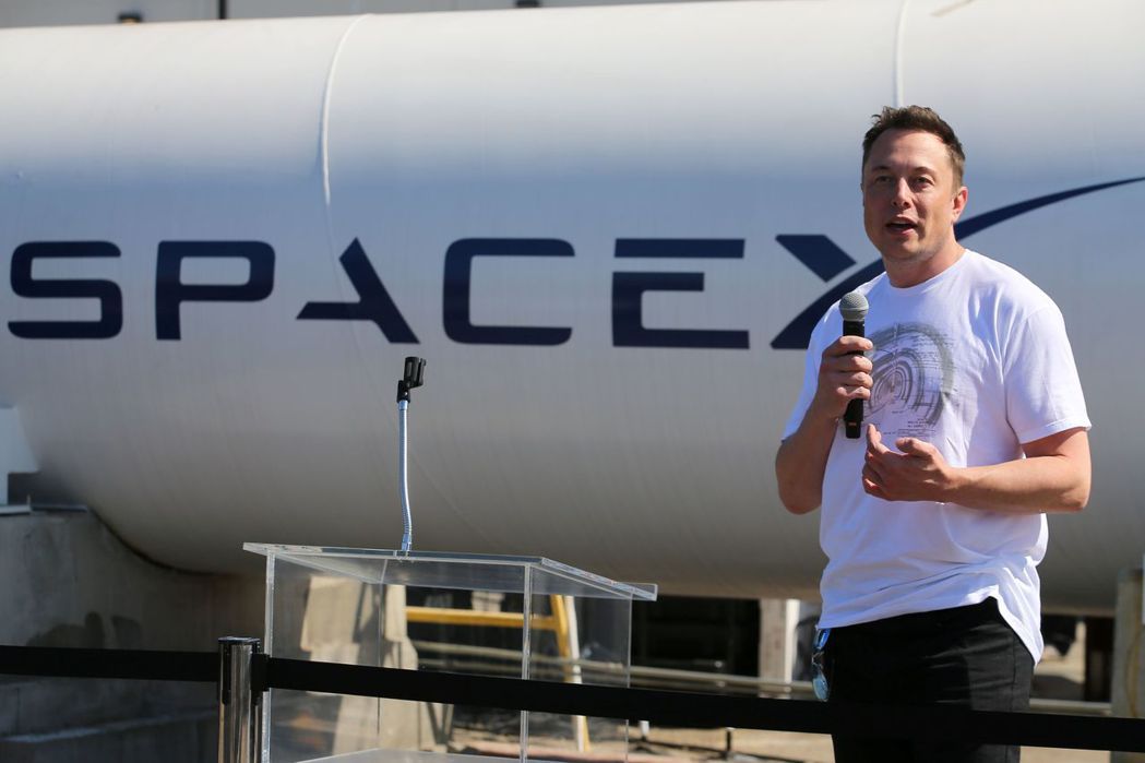 SpaceX公司老闆馬斯克表示，計畫在2024年發射太空船送人上火星。 （路透）