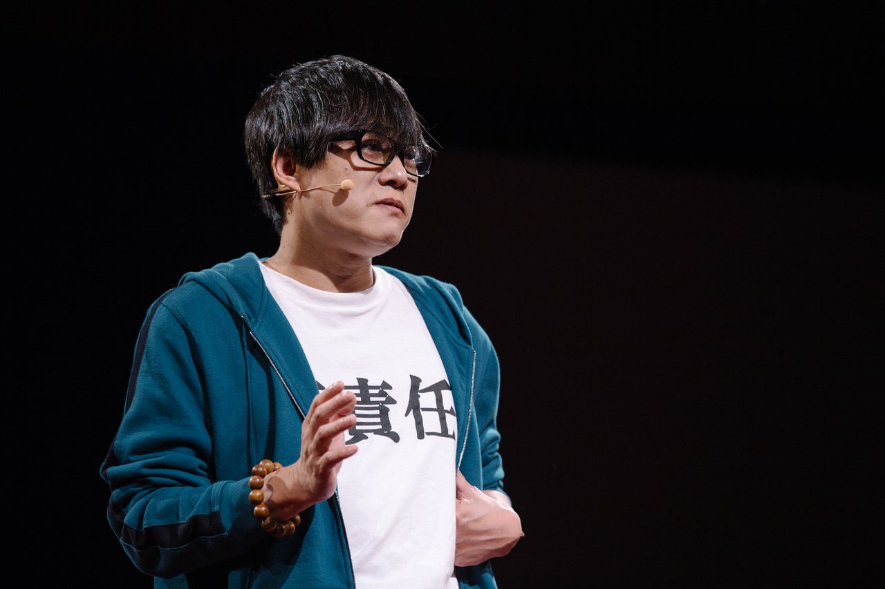 林夕今於TEDxTaipei年會發表演講。（圖片提供：TEDxTaipei）