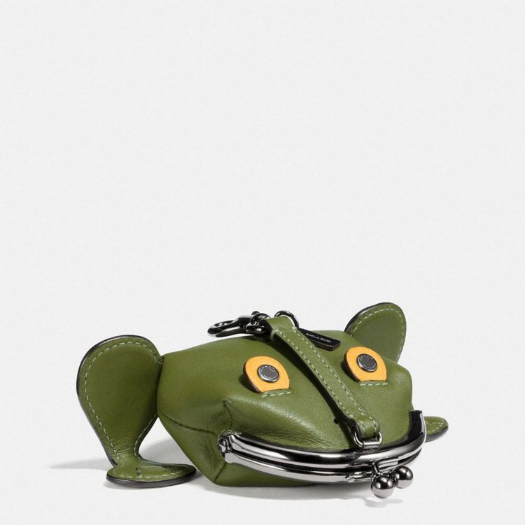 Froggy青蛙零錢包，售價4,900元。圖／COACH提供