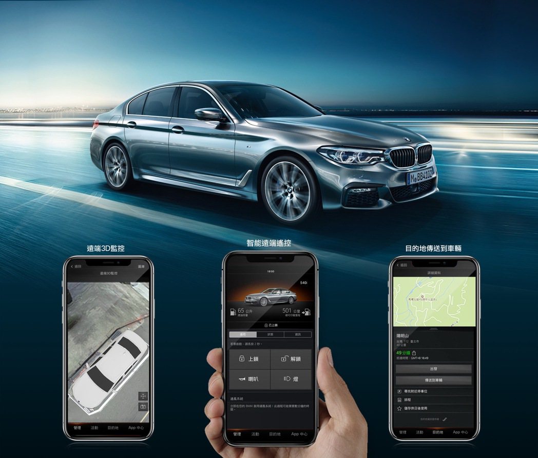 BMW ConnectedDrive智慧互聯駕駛科技。 圖／汎德提供