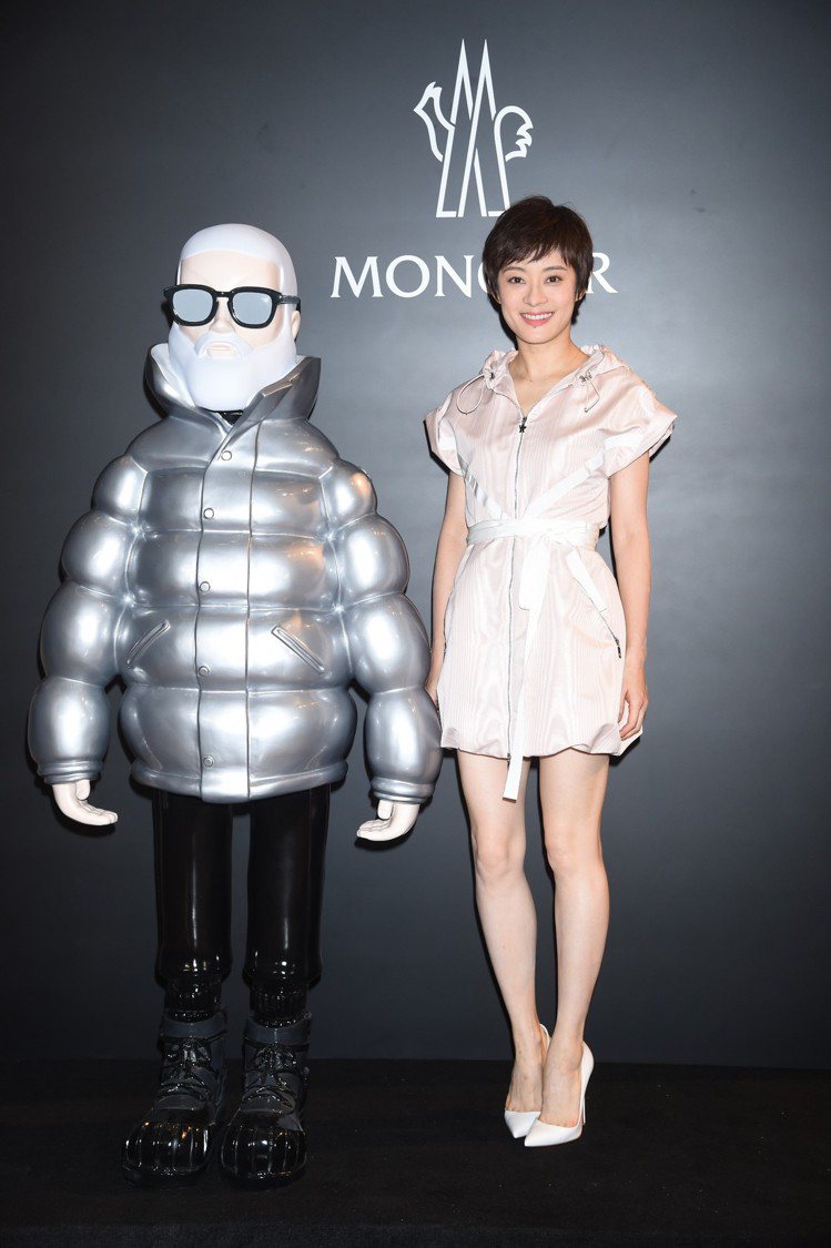 難得出席時尚活動的孫儷現身MONCLER香港海港城店開幕。圖／MONCLER提供