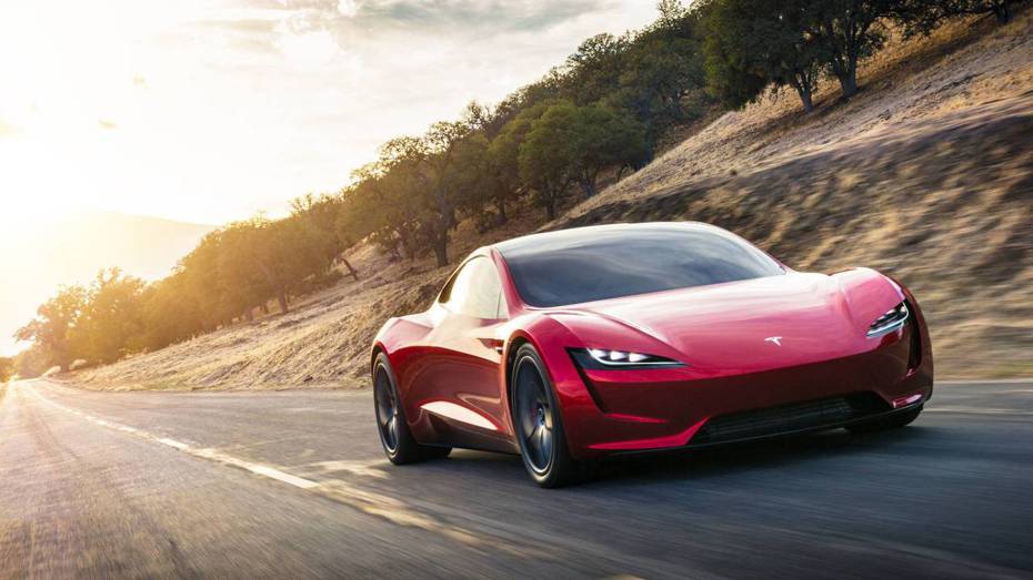 全新Tesla Roadster。 摘自Tesla
