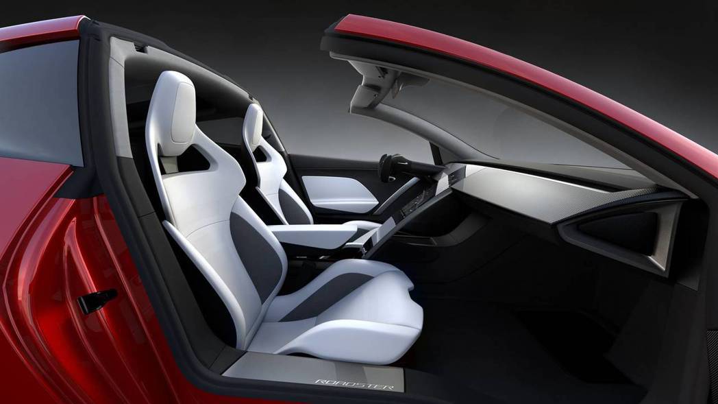 全新Tesla Roadster車室。 摘自Tesla