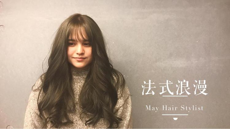 髮型創作／May Lee。圖／HairMap美髮地圖提供