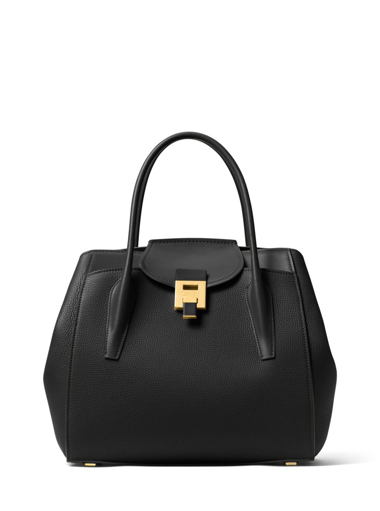 Bancroft經典黑色手提包（大），售價41,900元。圖／MICHAEL KORS提供