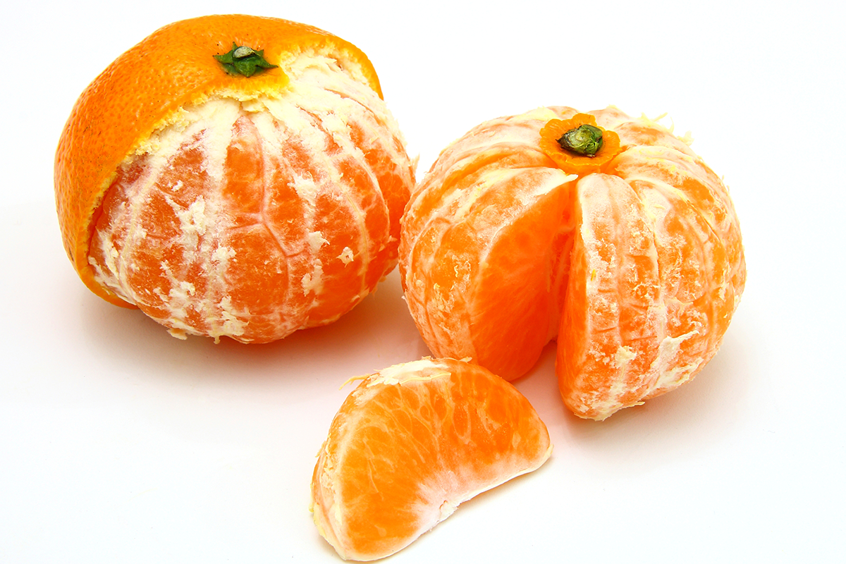 橘子。