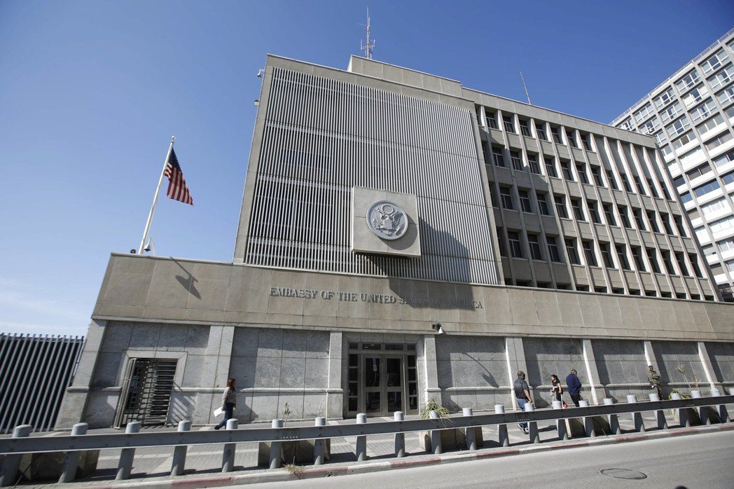 美國駐以色列大使館目前設在特拉維夫。 歐新社