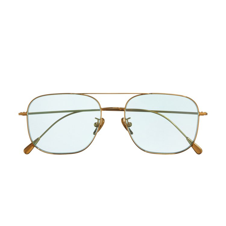 Cutler ＆Gross 1267系列金屬細框墨鏡，約19,800元。圖／四季眼鏡提供