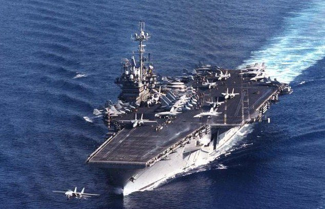 1996年3月台海危機時，率領龐大戰鬥群航向台灣海峽弭平台海飛彈危機的美軍第七艦...