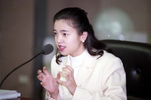 璩美鳳在1994年代表新黨選上台北市議員。 本報資料照片