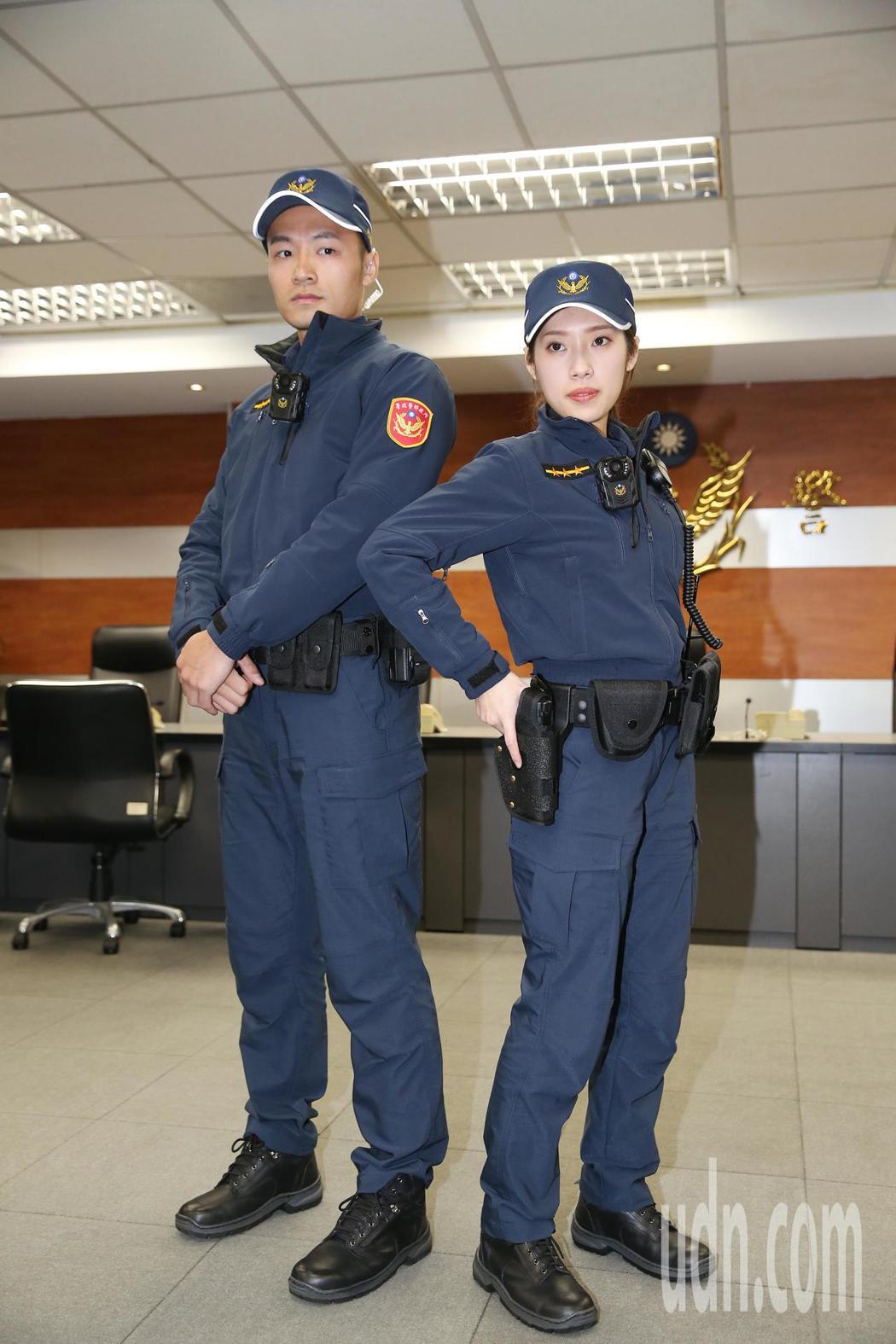 新的警察制服將在今年底就可以跟民眾見面。記者楊萬雲/攝影