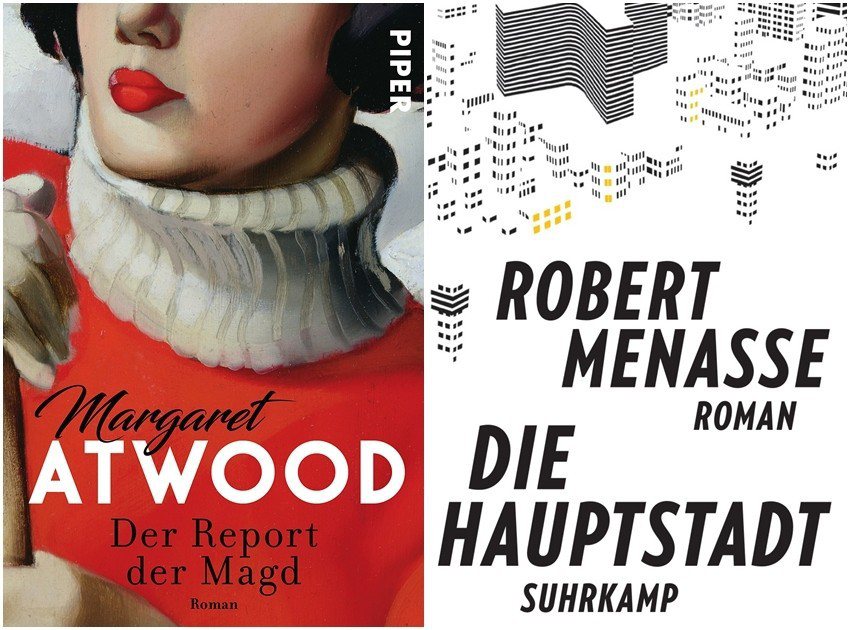 瑪格麗特．愛特伍因《侍女的故事》（左）獲得德國書商和平獎；羅伯特．門納斯的《首都...