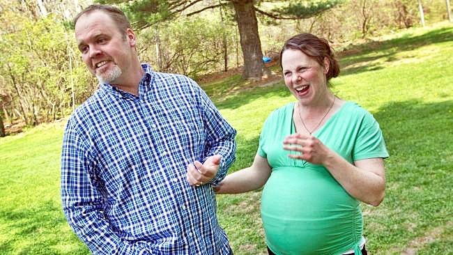 史汪特夫妇4月迎接第14胎，且希望是个女娃。(翻摄自网路)