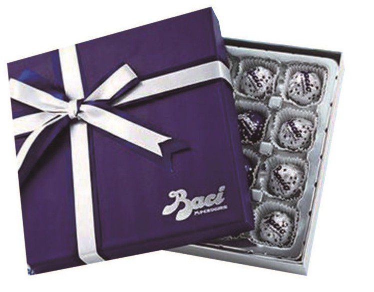 BACI義大利榛果巧克力禮盒，499元。圖／JASONS提供