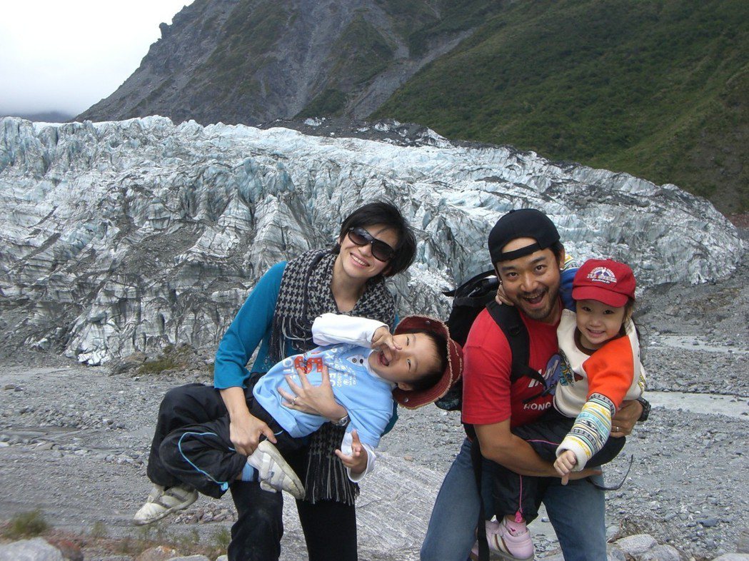 岑永康33歲時，全家到紐西蘭長住一年，奠定良好的親子關係。 圖／岑永康提供