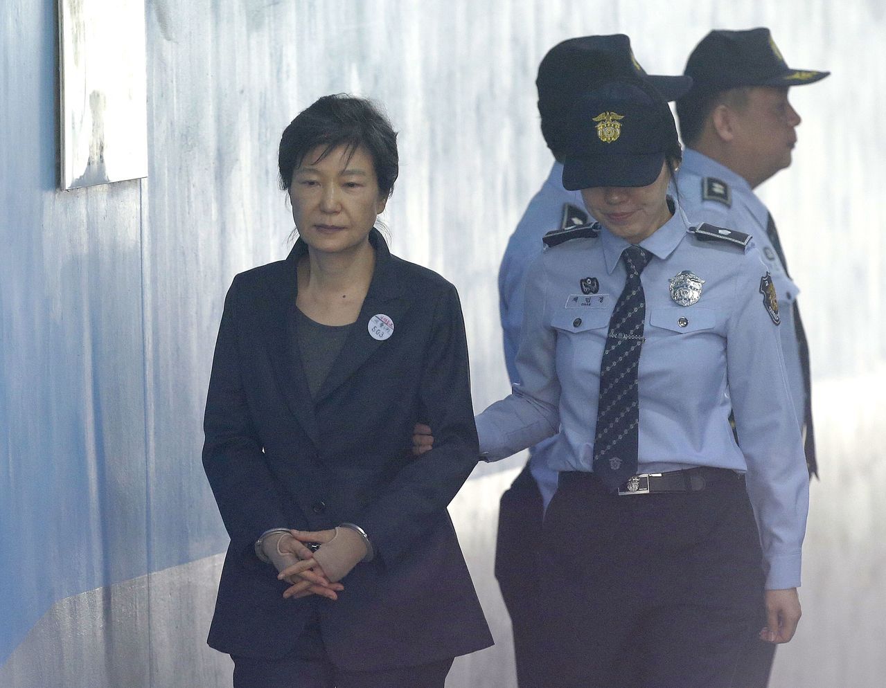 朴槿惠遭檢方求處30年徒刑。美聯社