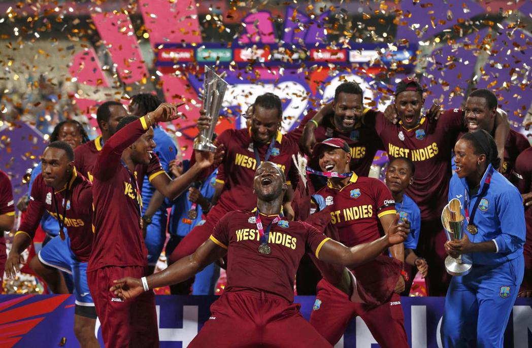 兩年一度的ICC世界T20賽制板球大賽，上屆總決賽由西印度群島隊擊敗英國隊，獲得...
