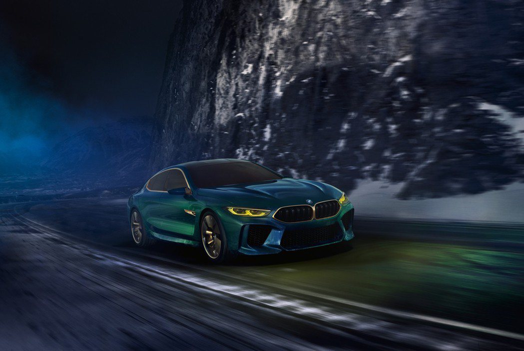 圖為BMW Concept M8 Gran Coupe。 摘自BMW
