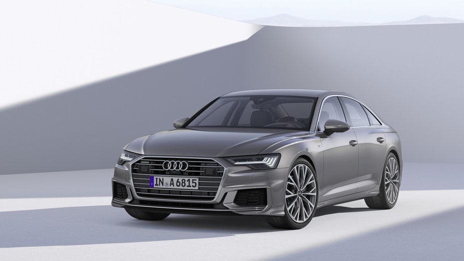 全新第八代 Audi A6 於日內瓦車展正式亮相，首批推出3.0升汽油及柴油車型，並將於今年六月在德國正式開賣。 Audi 提供