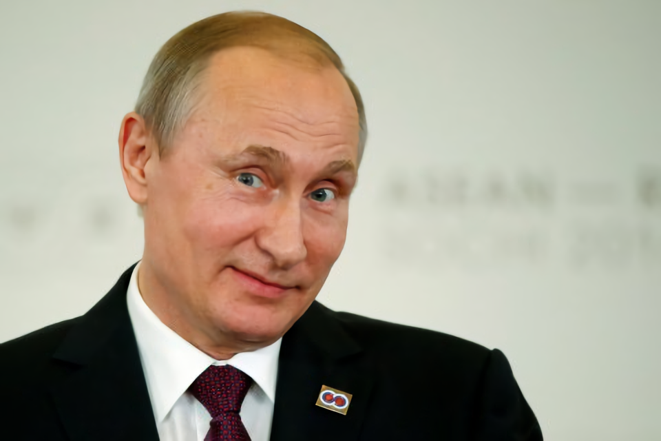 俄羅斯總統普亭獨立參選，幾乎篤定當選。 （路透）