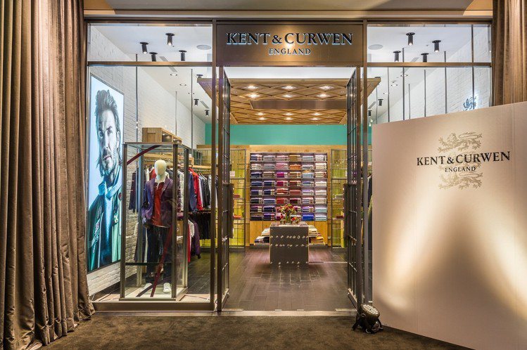 英國男裝品牌Kent & Curwen進駐誠品信義，打造全台第一家概念店。圖／Kent & Curwen提供
