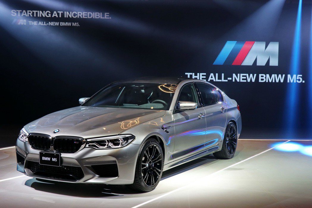 全新BMW M5 Racing Package。 記者陳威任／攝影