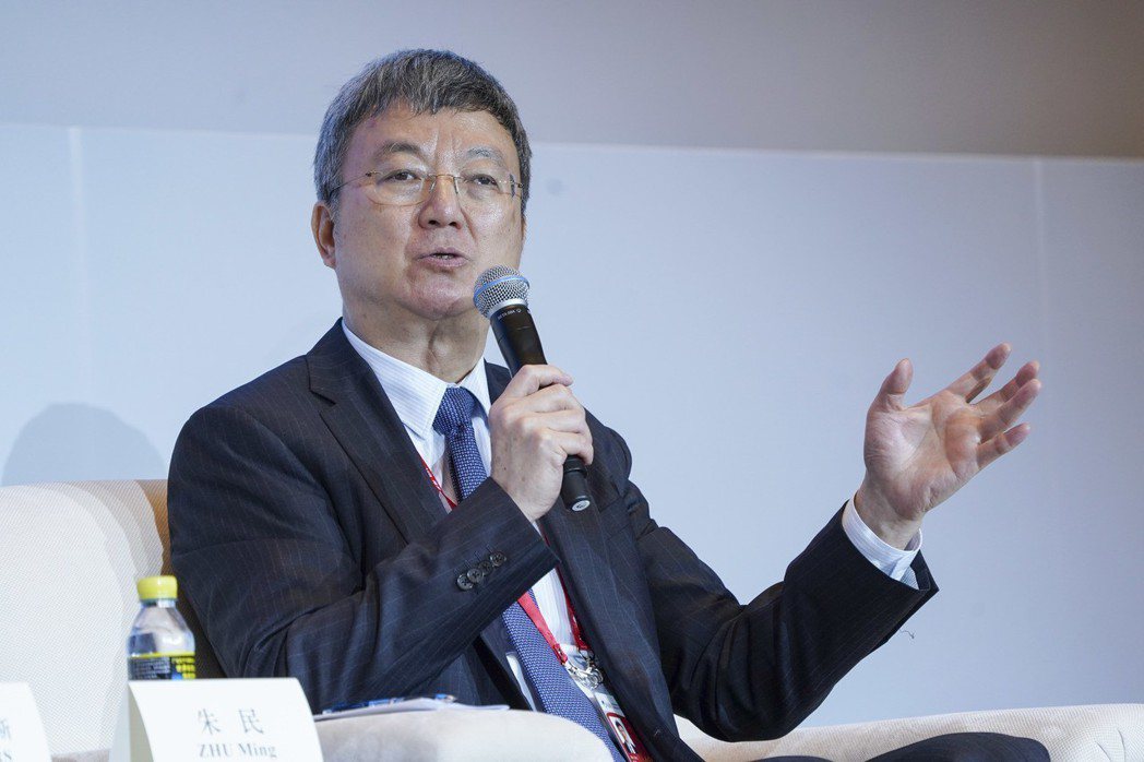 IMF前副總裁、大陸國家金融研究院院長朱民。中新社