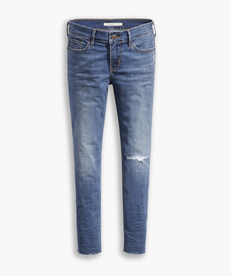 Cool Jeans系列711女款中腰緊身窄管七分褲，約3,790元。圖／Levi's提供