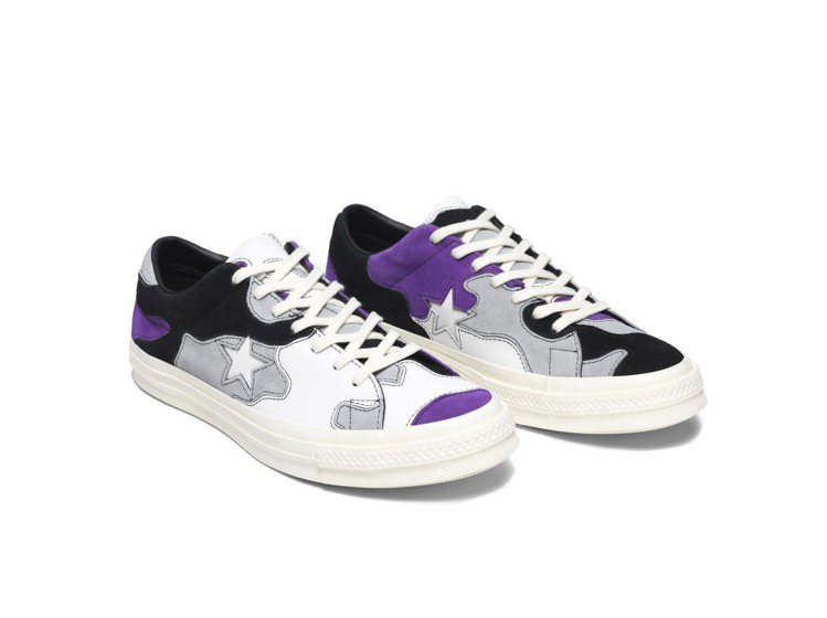Converse OneStar SNS系列深薰衣草紫限量鞋，約3,480元。圖...
