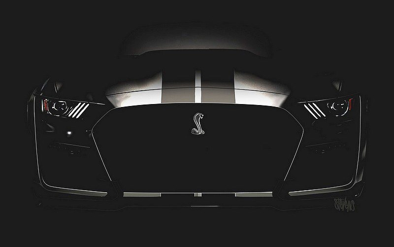 Shelby GT500 官方預告圖。 摘自Ford