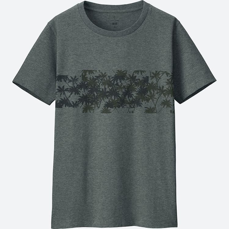 UNIQLO與Tomas Maier聯名系列男裝Supima棉印花T恤，約590元。圖／摘自UNIQLO官網