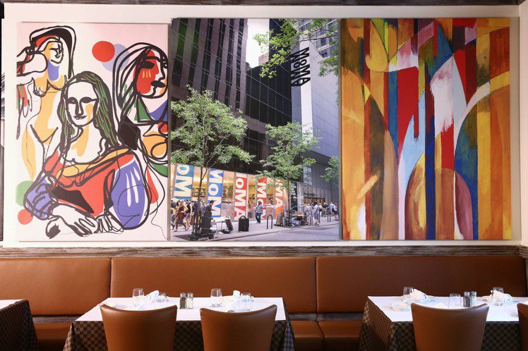 Amaronis紐約創義料理店內裝潢混搭紐約時尚及義大利浪漫風格。圖／Amaronis紐約創義料理提供
